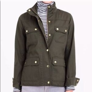J Crew Relaxed Boyfriend Field Jacket
